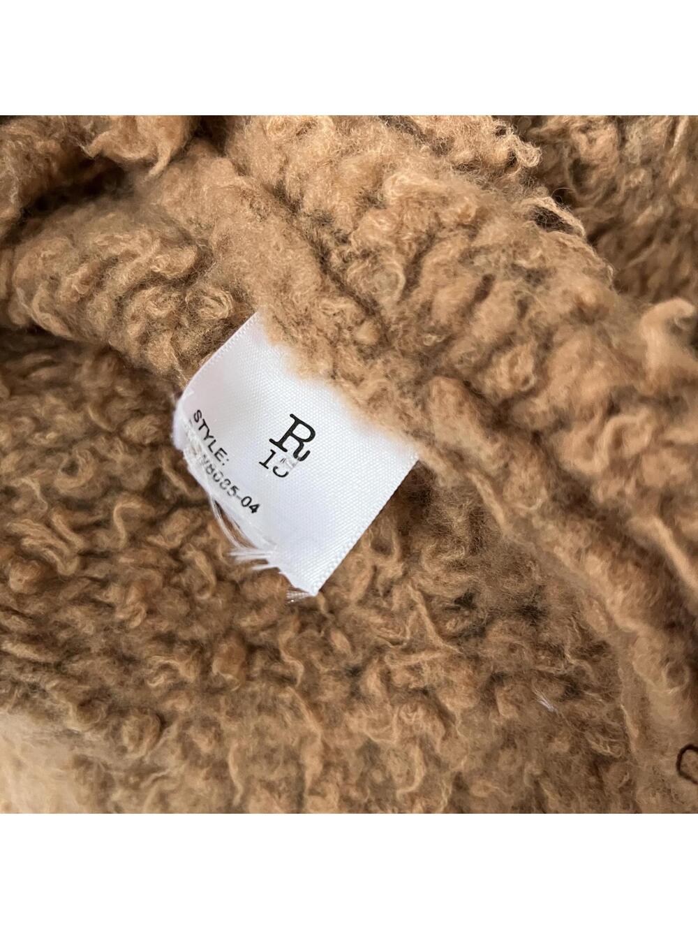 R13 Teddy Bear Cardigan In Oatmeal Knit Wool Blend Size XS NEW - Picture 6 of 6